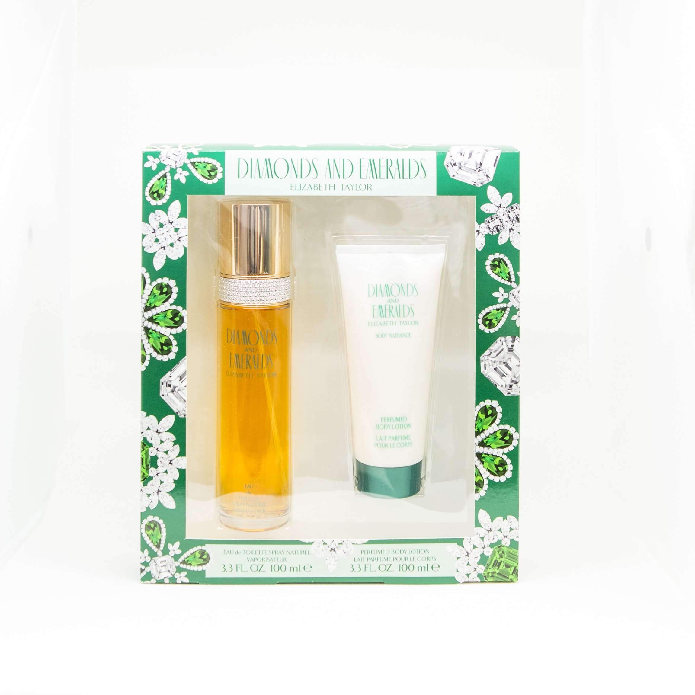 Diamonds and Emeralds Gift Set Women, ELIZABETH TAYLOR, FragrancePrime